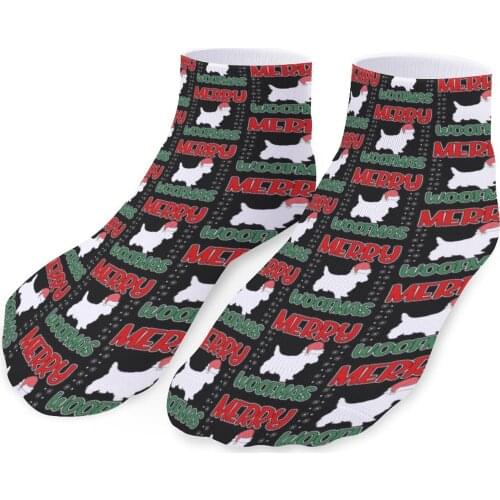 West Highland White Terrier Socks Photo Retro Socks Non-Slip Golf Ladies Large Chemical Fiber Socks