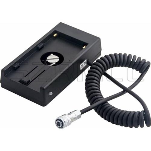 BMPCC 4K Blackmagic Cinema Camera 4K DC 12V Power Supply Mount Plate Adapter for Sony NP-F970 F960 F770 F750 F570 F550 Battery