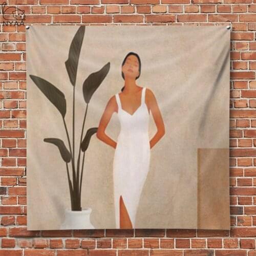 Tapestry Nordic Tapestry Wall Hanging Chambre Fille Creative Picnic Blanket Boho Decor Christmas Decoration for Home Wall Cloth