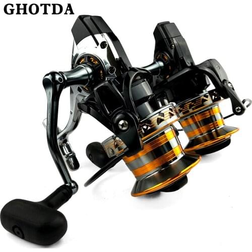 Saltwater Freshwater Spinning Reel Max Drag 30KG Carp Fishing Reel for Bass Winter Fishing 9000-12000 Series