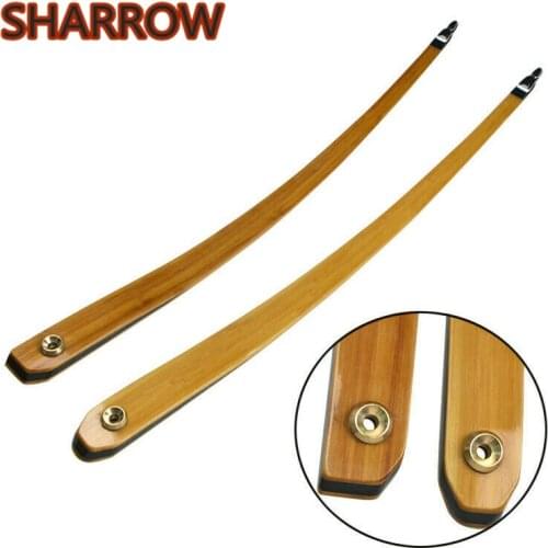 1Pair 25-55lbs 62" Archery Bow Limbs Fit Longbow Takedown American Hunting Recurve Bows For Outdoor Hunting Shooting Accessories