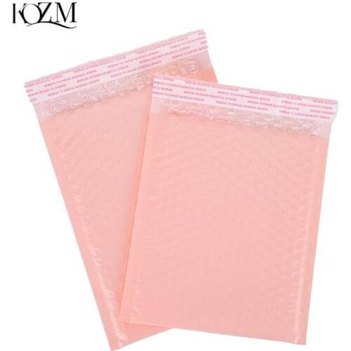 NEW 10pcs Bubble Pink Envelope Foam Foil Shipping Self-Seal Mailing Bag Bubble