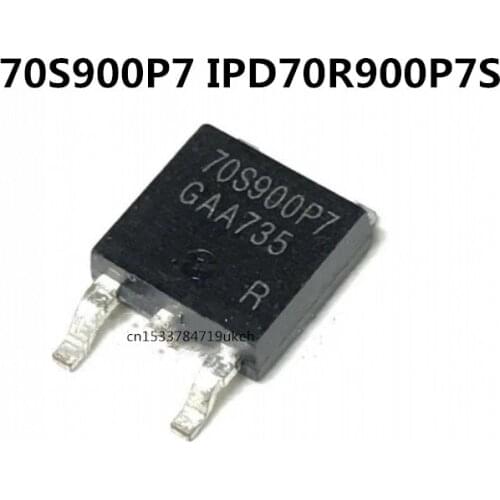Original 5pcs/70S900P7 IPD70R900P7S TO-252 700V 12.8A