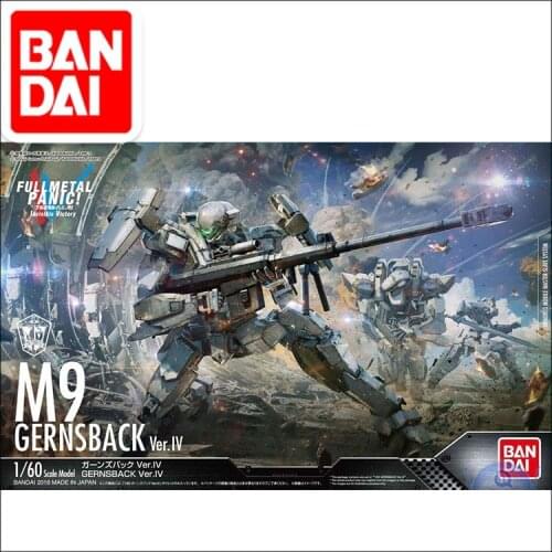 Original Gundam 1/60 Model FULL METAL PANIC AS M9 GERNSBACK Ver.IV Mobile Suit Kids Toys With Holder