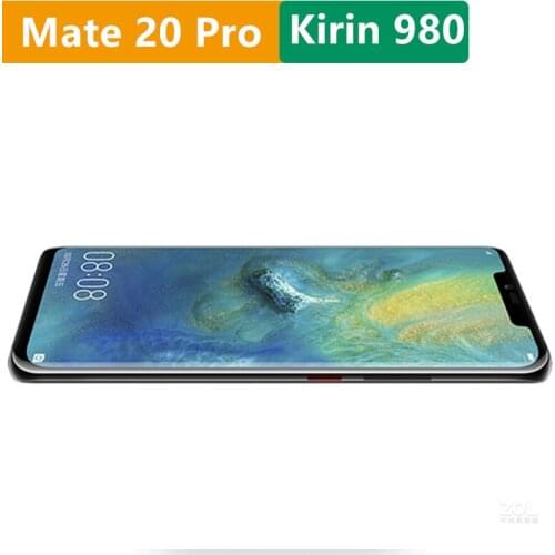 Original HuaWei Mate 20 Pro 4G LTE Smart Phone 40.0MP Kirin 980 40W Charger 6.39" Screen 3120x1440 Android 9.0 Fingerprint NFC