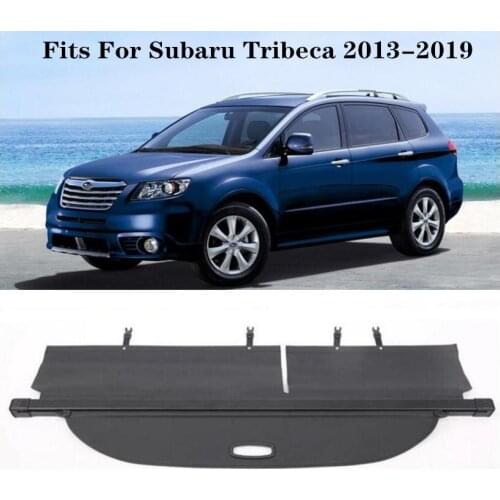 High Qualit Car Rear Trunk Cargo Cover Security Shield Screen shade Fits For Subaru Tribeca 2013-2019 (black, beige)