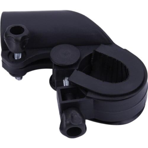 Portable Cycling Bike Bicycle Light Lamp Stand Holder Rotation Grip LED Flashlight Torch Clamp Clip Mount Bracket Accessories