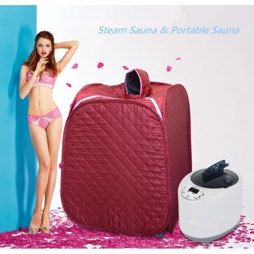Portable Sauna Personal Therapeutic Steam Sauna SPA Heater Slimming Detox EU US Plug Steam Wet Sauna Home Spa Sauna Steam Box