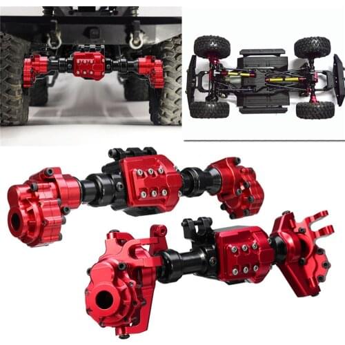 Durable Metal Front Rear Portal Axle Housing for 1/10 Traxxas TRX4 Defender RC Crawler Car Accessories