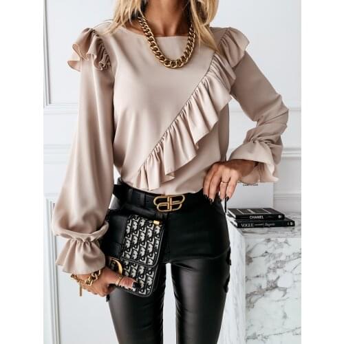 SUNSIOM Blouses With Sleeves