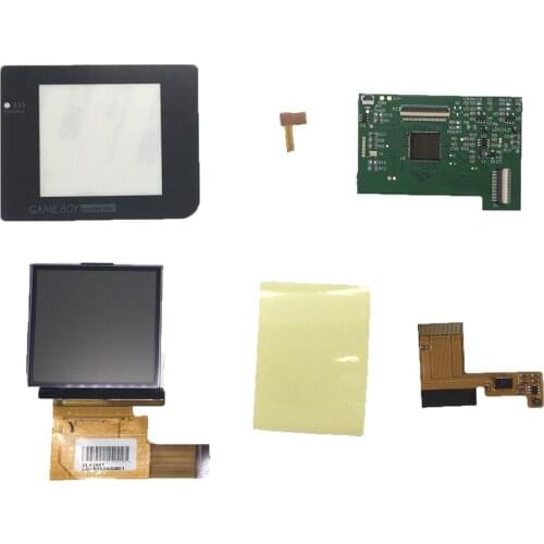 Replacement parts LCD Display Kits 2.2/2.6 inch Backlight Screen with Ribbon Cable for G-B-P for gameboy pocket Console