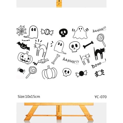 ZhuoAng Halloween Pumpkin Candy Clear Stamps/Card Making Holiday decorations For scrapbooking Transparent stamps 10*15cm