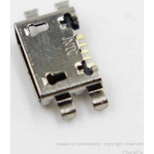 10pcs/lot Hot Selling New Mini Micro USB jack socket connector for ZTE Q5/Q7 charging port