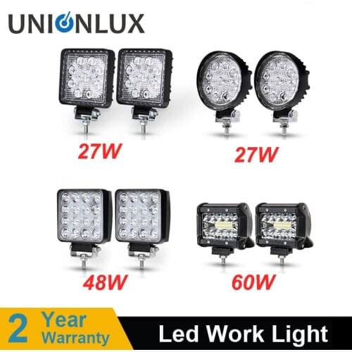 2pcs 4 Inch Offroad LED Light Bar Flood Spot Combo Beam Spotlight 12V For Jeep ATV UAZ SUV 4WD 4x4 Truck Tractor LED Work Light