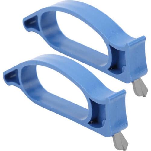 2Pcs Winter Ice Fishing Knife Sharpener Cutter Plier Auger Blade Cutter Pliers Outdoor Ice Fishing Tackle Tools