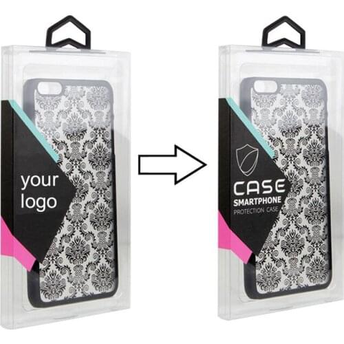 20 pcs Wholesale universal retail packaging package box for iPhone 6 6 Plus mobile phone case crystal clear PVC package box