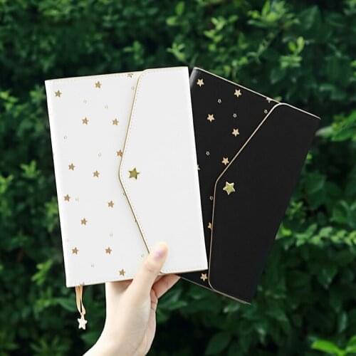 2021 Sub-creative Stationery Folding Buckle Black and White Series Minimalist Diary Notebook