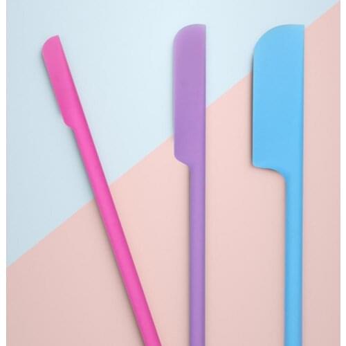 6Pcs Flexible Silicone Scraper Reusable Beauty Kitchen Safe Last Drop Spatula Makeup Tools & Accessories