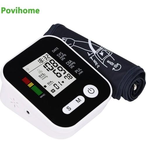 With Voice Arm Digital Blood Pressure Monitor Manometer Pressure Health Condition Test Devices Tonemeter Drownings Machine