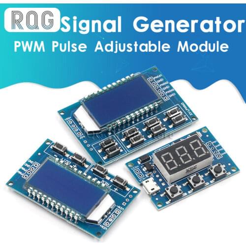Signal Generator PWM Pulse Frequency Duty Cycle Adjustable Module LCD Display 1Hz-150Khz 3.3V-30V PWM Board Module