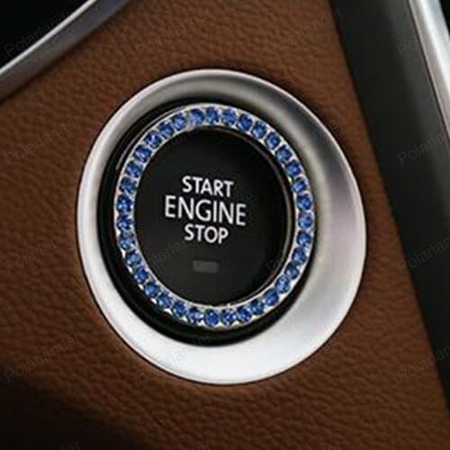Crystal Ignition Key Ring For S/ubaru X/V F/orester o/utback l/egacy I/mpreza Car Accessories Engine Start Stop switch cover