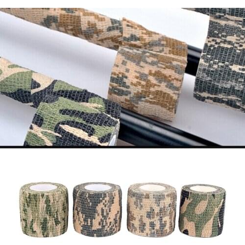 5cm*4.5m Army Camo Outdoor Hunting Shooting Tool Camouflage Stealth Tape Waterproof Hunting Accessories Outdoor tools Practical
