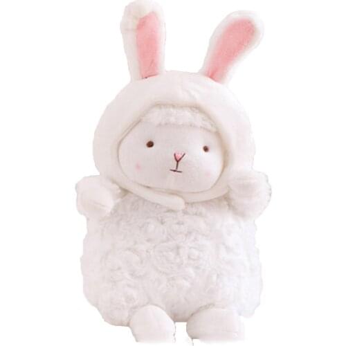 Cute Little Sheep Doll Plush Doll Dressed Sheep Small Childrens Birthday Gift Nurse Dressed 20cm