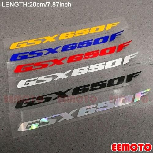 Motorcycle body Wheel Rims Fairing Helmet Tank Pad Label logo reflective Stickers Decals For SUZUKI GSX 650F GSX650F