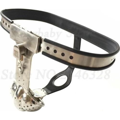 Stainless Steel Male Underwear Chastity Device,Chastity Belt,Cock Cage,Penis Lock,Penis Rings,BDSM Adult Sex Toys For Man