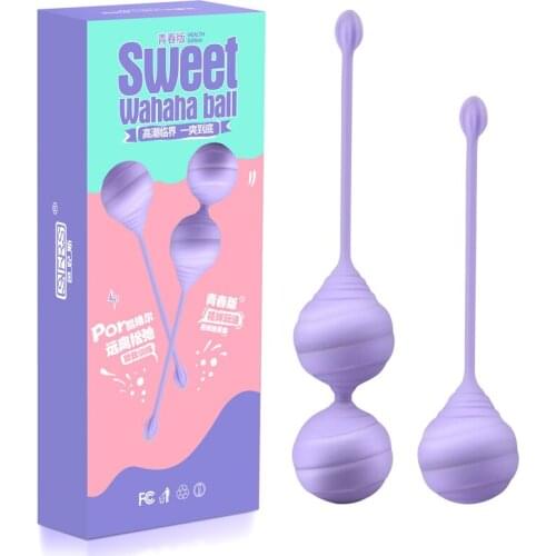 JingZhi Set Safe Silicone Kegel Ball Ben Wa Ball Vagina Tightening Exercise Massage Female Geisha Ball Adult Sex Toy For Women