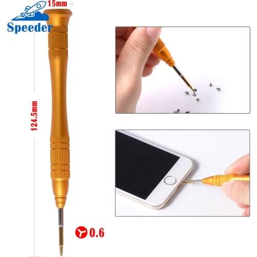0.6Y type Screwdriver for iPhone 7 Plus aluminium alloy Screw Driver Special for iPhone 7 Plus for iphone Watch Hand Repair Tool