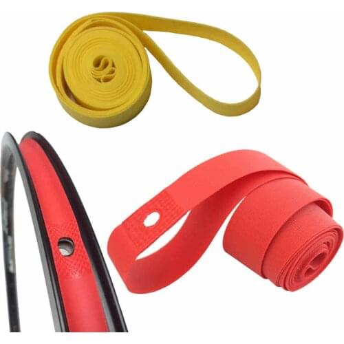 2 Pcs/lot High Pressure Bicycle inner Tube Pad Rim Liner with 12/14/16/20/24/26/27.5/29inch /700C Rim Part Tire Mat Rim Tape PVC