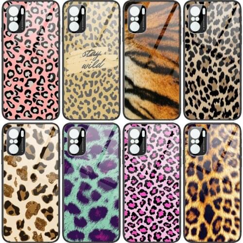 Luxury Leopard Print Panther Phone Case For POCO F1 F2 F3 Pro X3 M3 9C 10T Lite NFC Anime Black Cover Silicone Back Prett mi 10