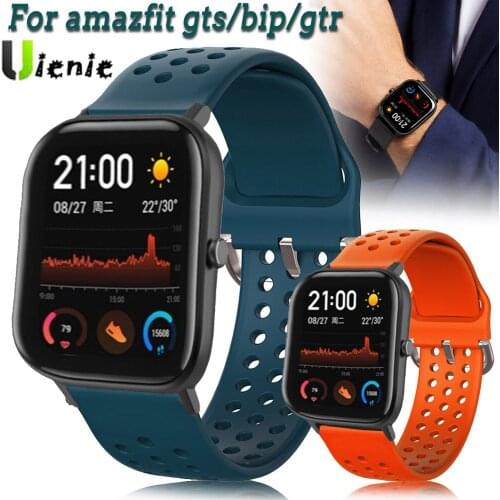 Silicone Strap Bracelet For Amazfit GTS Smart Watch Band 20mm For Xiaomi Huami AMAZFIT GTS BIP GTR 42MM Wristband Accessories