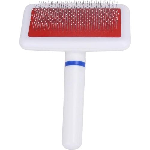 Steel Needle Comb for Dog Cat Yokie Gilling Brush Dog Rake Comb Massage Grooming Tools Pet Brush Dog Accessories