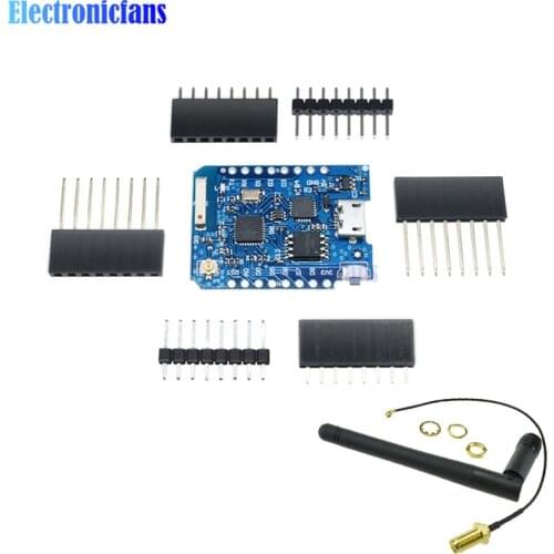 For WEMOS D1 Mini Pro 16M Bytes External Antenna Connector NodeMCU ESP8266 ESP-8266EX CP2104 WIFI Development Board Micro USB