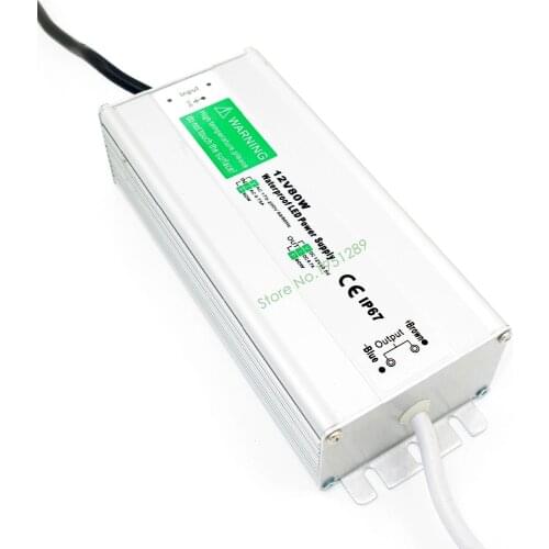 High Quality IP67 12V / 24V 80W LED Driver AC 110V 220V Adapter for LED strip 3528 5050 5730 Underwater light Power Supply