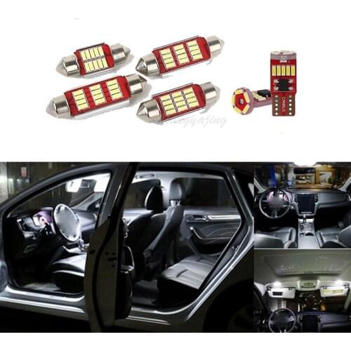 14pcs LED Interior Light Kit Canbus Map Dome Trunk Lamp For Audi Q5 8R 2008 - 2015 2016 2017 2018 2019 Car Lighting Accessories