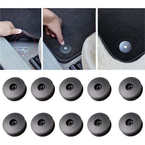 Car Fastener Clips Antiskid Pad Fastener Foor Mat Skid Resistant Carpet Fixed Clamp Fit For Nissan Peugeot Subaru Toyota Honda