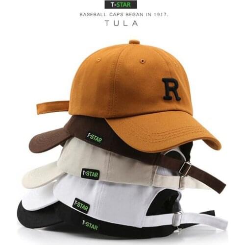 Baseball Cap for Women Men Summer Casual Visor Hats Snapback Cap Letters R Embroidered Outdoor Sports Hat Unisex