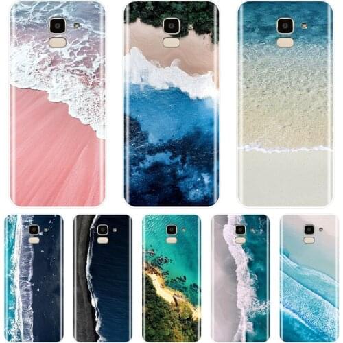 Back Cover For Samsung Galaxy J3 J5 J7 2015 2016 2017 Silicone Beach Phone Case For Samsung J4 J6 J8 Plus 2018 J2 J5 J7 Prime