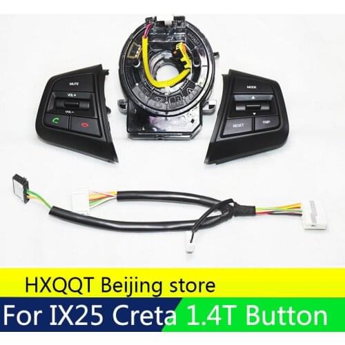 For HYUNDAI IX25 Creta 1.4T 2015-2018 Steering Wheel Buttons Music Button Multimedia Buttons Button Switch
