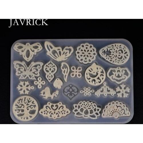 Ancient Style Long Earrings Pendant DIY Crystal Epoxy Mold High Mirror Silicone Molds DIY Accessories Jewelry Making Tools