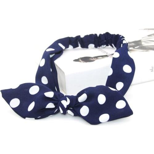 H:HYDE Big Dot Design Hair Tie Cute Ladies Hair Accessories For Women Bow Hair Holder Rope Female Headbands Turban