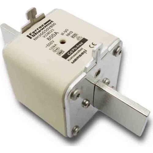 Ferraz Shawmut Fuse NH3GG50V800 500V 800A NH3 for short circuit protection