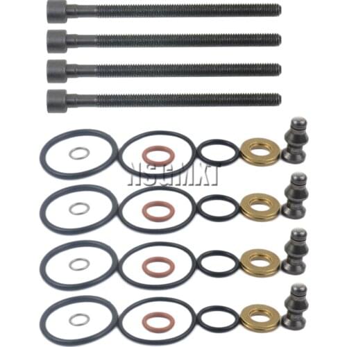 AP01 4x Gasket set injector + bolts for Audi A3 A4 A6 VW Lupo Polo Golf TDI 038198051 038198051A 03G103385A 1417010997 1996-2010