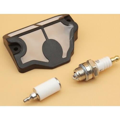 AIR FILTER GAS FUEL FILTER SPARK PLUG Service Kit For HUSQVARNA CHAINSAW 36 41 136 LE 137 137E 141 141LE 142 142E