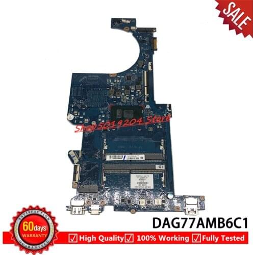 For Pavilion 15-CK Laptop motherboard L01689/L05278-001 L01689-501 L01689-601 DAG77AMB6C1 I5-7200U G77A-6L Mainboard