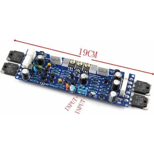Mono Class AB L12-2 Power Amplifier board Assembled 120W + - 55V low distortion By LJM