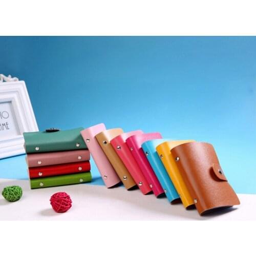 2018 new High Quality Mens Wallet Leather Visiting Cards Credit Card Holder Case Wallet Business Card Package Womens Handbags